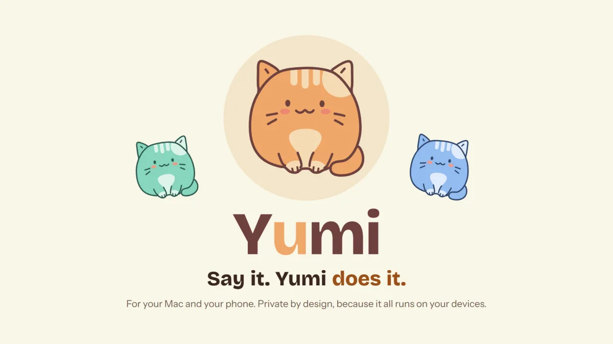 Yumi, a cat-shaped voice companion